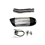 สลิปออน Honda CBR 300R CB 300F CBR 250 วัสดุแสตนเลสเกรด304 + ปลายท่อ SG ยาว 17 นิ้ว ตัวอ้วน ฟรีแคทลด