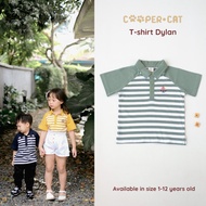 CooperCat Dylan Children's T-Shirt Boys' RaglanPOLO Stripe Collection 6 months - 12 years