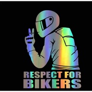 Respect Youth Cutting Sticker For Bikers Youth Sticker/