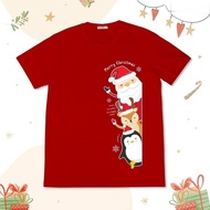 Rb6t1fu3yn 24 Hours Delivery Merry Christmas T-Shirt Children's Short Sleeve Red Cute S6