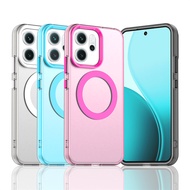 Translucent Case For Oppo Reno 14 Pro Case Oppo Reno 14 Pro Magnetic Adsorption Wireless Charge Cove