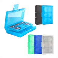 [Janesin] For Nintendo Switch Lite OLED Micro SD TF Card Anti-Drop Anti-Scratch 24+2 Slot Game Cards Storage Box Display Portable Box Case Collection Cover
