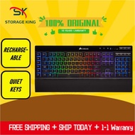 CORSAIR K57 RGB Wireless/Wired 2.4GHz/Bluetooth Gaming Keyboard with 6 Dedicated Macro Keys iCUE CH-