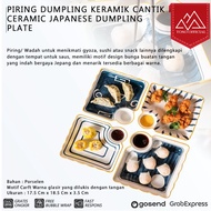 GYOZA CERAMIC DUMPLING PLATE BEAUTIFUL CERAMIC JAPANESE DUMPLING PLATE