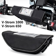 Handlebar กระเป๋ากันน้ำกระเป๋าเดินทางกระเป๋าเก็บของสำหรับ Suzuki V-Strom 1000 V-Strom 650 V Strom Vs