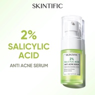 SKINTIFIC Salicylic Acid Anti Acne Serum 20ml - for Spot Scar Treatment & Brightening