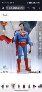 全新Mcfarlane Superman: The Movie (1978) McFarlane Collector Edition #25麥法蘭.超人.基斯杜化李夫.可動人形

.Not NECA,