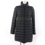MONCLER SOLOGNE 100%羊毛羽絨服，成色極佳，附品牌標誌吊牌，2碼，深灰色，正品，女款