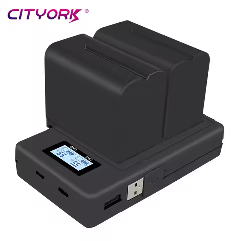 NP-F960 F970 F980 NP F960 LCD Dual Battery Charger for SONY F970 F960 F770 F570 F980 MC1500C PLM-100