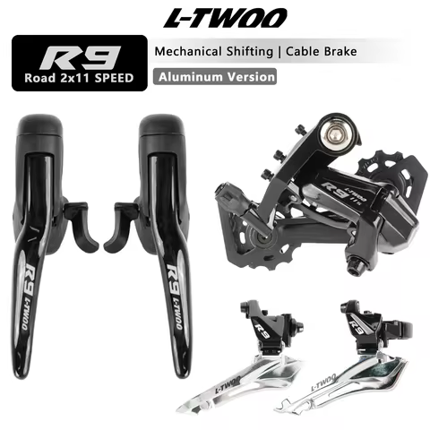 LTWOO R9 Cable Brake 2x11 Speed 22S Road Groupset Mechanical Shifter Front Rear Derailleur Fit 5800 