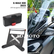 Motorcycle Accessories Phone Holder GPS Navigation Bracket Mounting 22mm For YAMAHA XMAX300 XMAX 300 X-MAX300 X-MAX 300 2023