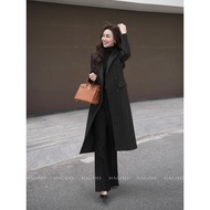 HAGOO long Mangto shirt in 3 elegant colors [B535]