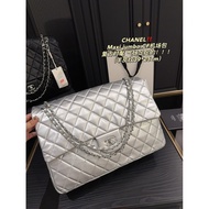 C-Maxi jumbo CF Airport Bag Large Sheepskin Pattern Female Bag Chain Bag Genuine Leather Bag Size 39