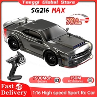 [NEW] Zll Sg216 Max/ Pro 1:16 Kereta Rc Lumba Berkelajuan Tinggi 4wd 70km/j Motor Tanpa Brushless Al