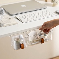 Drawer type storage box under the mirror cabinet, wall-mounted table drawer, under-table shelf, addi