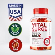 Men's Vitality Gummies | Energy Boost / Workout & Muscle Support / Energy Supplement