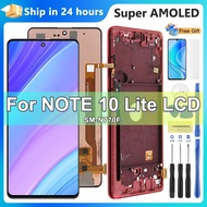 Super AMOLED 6.7'' Display for Samsung Galaxy Note 10 Lite N770 N770F Lcd Display Touch Screen Digit