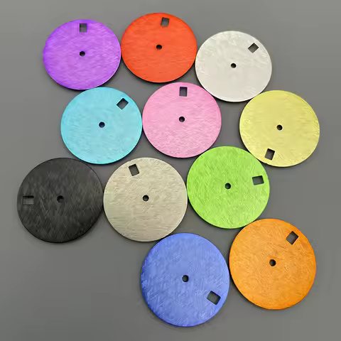 Customized Scale texture NH35 Dial Single window 28.5mm dial for NH35/NH36/7S26 Movement 3.0/3.8/4.1