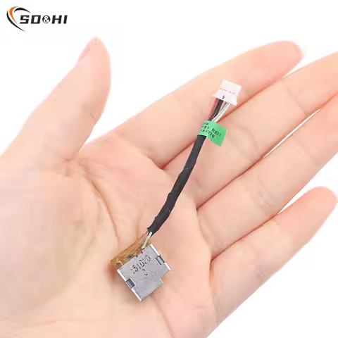 1PC Laptop DC Power Jack With Cable for HP Envy X360 M6-W Pavilion X360 13-S 807522-001 809824-001 7