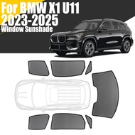 Custom Magnetic Car Window Sunshade For BMW X1 U11 2023 - 2025 IX1 Curtain Mesh Front Windshield 202