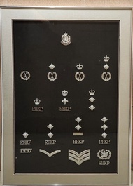 皇家香港警察 職級章 階級章 徽章 皇冠頭  金屬 非刺繡 有收藏價值 前朝 1997 回歸前 RHKP Royal Hong Kong Police Rank Badges