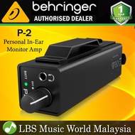 Behringer P-2 Powerplay Ultra Compact Personal In Ear In-Ear Monitor Amplifier Amp with XLR TRS (P2 