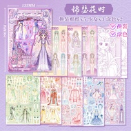 sổ sticker có cắt sẵn siu cute  ( kèm nhip gắp hơn 1000 hình dán )