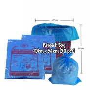 High Quality Garbage Bag Small Size 47cm x 54cm (30pcs/bag) Rubbish Bag/Trash Bag/Plastic Bag/Beg Sa
