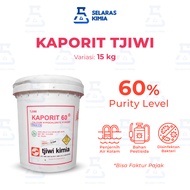 Kaporit TJiwi 60% / Kaporit Bubuk / Chlorine Powder (Calcium Hypochlorite Powder) 15 Kg