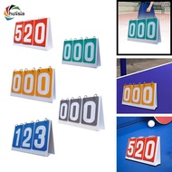 chulisia Scoreboard 3 Digits Flip Scoreboard for Football, Volleyball, Basketball
