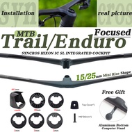 SYNCROS HIXON IC SL integrated cockpit 15/25mm raised, suitable for Sparks frame,XC cross-country, M