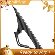 [Ivym] Central Control Armrest Cover Trim for   C7 2014-2019 Carbon Fiber Armrest Trim Sticker