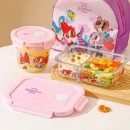 zootopia 玻璃飯盒 餐盒 帶飯 便當盒 收納 優獸大都會 judy nick 家居 餐具 公仔 日用品 生日禮物 送禮 狐狸 🦊 兔仔 兔兔 實用 擺設 裝飾