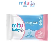 Mitu Baby / Tissue Basah Bayi / Tissue Basah Aroma Blooming Cherry / Isi 4 sheet