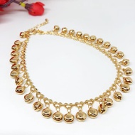 Xuping Bell Anklet Gold Plated Chain Anklet - AA154