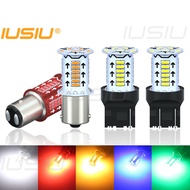 IUSIU 2/10PCS Flowing Water Flash T20 7443 1157 Led Brake Lamp 7440 1156 Turn Signal Light BA15S Car