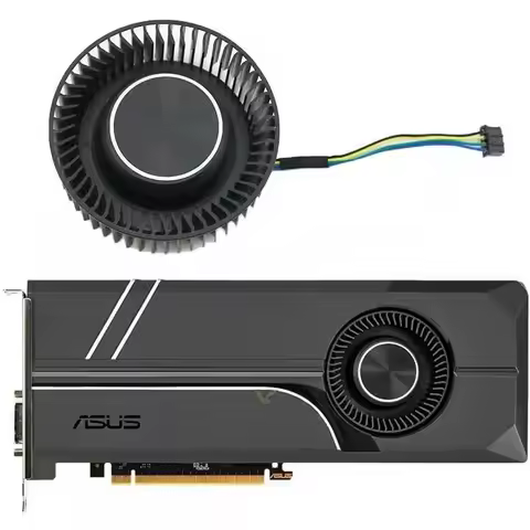 New 65MM 4PIN PLB06625B12HH 1080 Gpu Fan ASUS Turbo Gtx 1060/1070/1070ti/1080ti Videokaart Cooling F