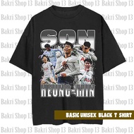 Son Heung Min T-shirt/Vintage Wash Son Heung Min South Korea Unisex Football T-shirt
