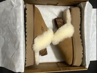 全新 UGG 厚底 毛毛 拖鞋