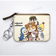 Cute Mofusand Cat Exhibition Ezlink Card Pass Holder Coin Purse Key Ring