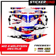 Mio 4 Malaysian Decals with freebies
