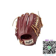 棒球手套日本Rawlings 棒球成人軟手套通用GR2FR9N64 深棕色 左投