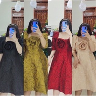 Big size damask dress 60kg to 90kg