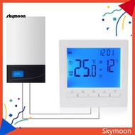 Skym* Household Thermostat Smart with Backlight LCD Large Screen Wall Room Heating Temperature Controller Household Products