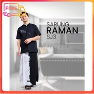 HITAM PUTIH Rabbani ORI Palestinian Rabbani Sarong Black and White Raman SJ3 Al-Muqiit.Shop Sarong