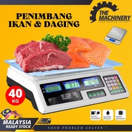 40kg Digital Scale Digital Food Scale Fish Scale Meat Scale Electronic Kitchenware Digital Weighing 