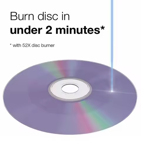 DVD Discs DVD R Blank Disc 4.7GB 16X High Speed Sturdy PC Multi Purpose Recordable Media Disc for Mu