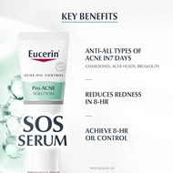 Eucerin Dermopure Clinical SOS Serum 40ml | Acne Moisturizer | Acne Serum | Acne Scar | Acne Spot Tr