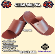 Sandal Indrian 002 Sandal Kulit Pria Sandal Capit Pria Sandal Jepit Kulit Sandal Terbaru Sandal Casu