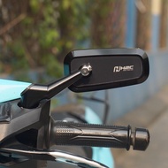 [H2C Premium] H2C Square Short Leg Full CNC Rearview Mirror, H2C NKLUBE Standard Anti-Glare Glass